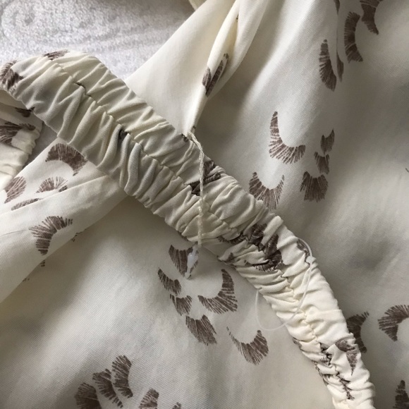 NWOT Ruffle Sleeve + Belted Blouse - Picture 6 of 8